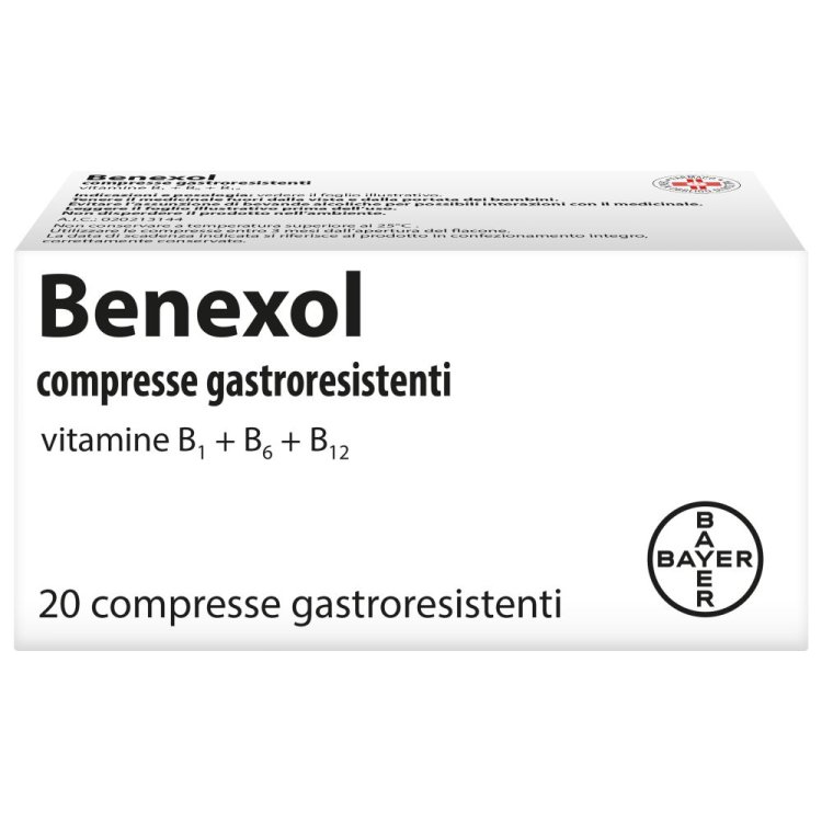Benexol - Carenze di vitamine del gruppo B - 20 Compresse Gastroresistenti