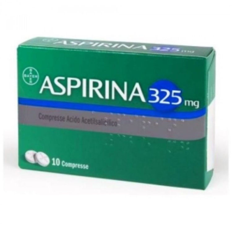 Aspirina 325 mg - Trattamento di mal di testa e dolori da lievi a moderati - 10 compresse 