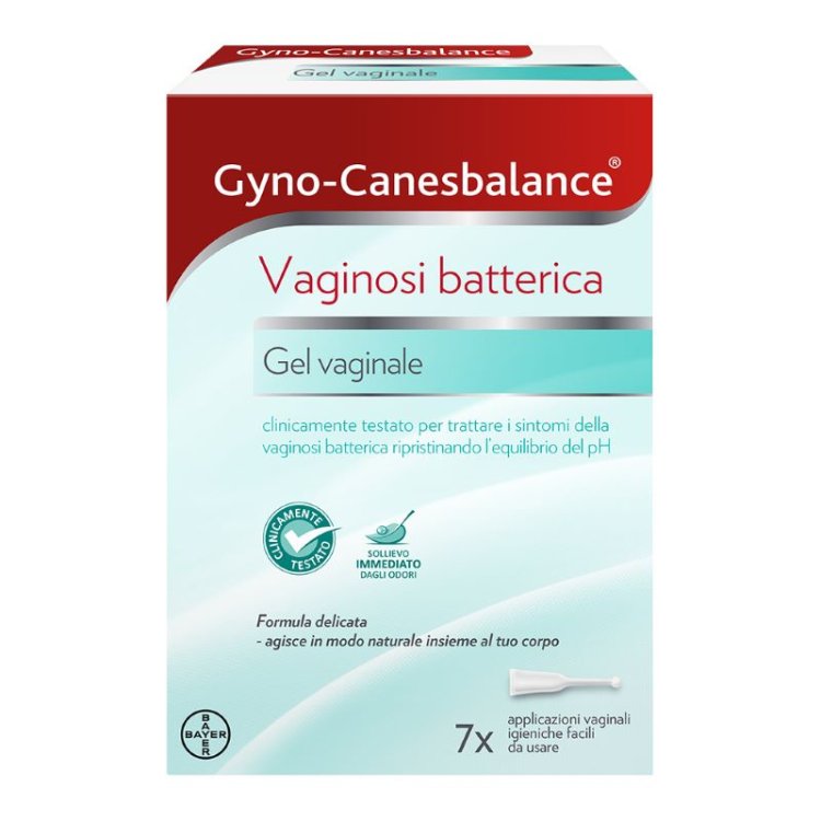 Gyno-Canesbalance Gel Vaginale - Contro la candidosi batterica - 7 applicatori vaginali