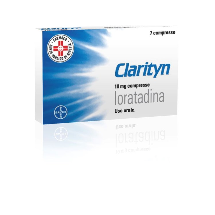 Clarityn 10 mg - Trattamento sintomatico della rinite allergica - 7 Compresse