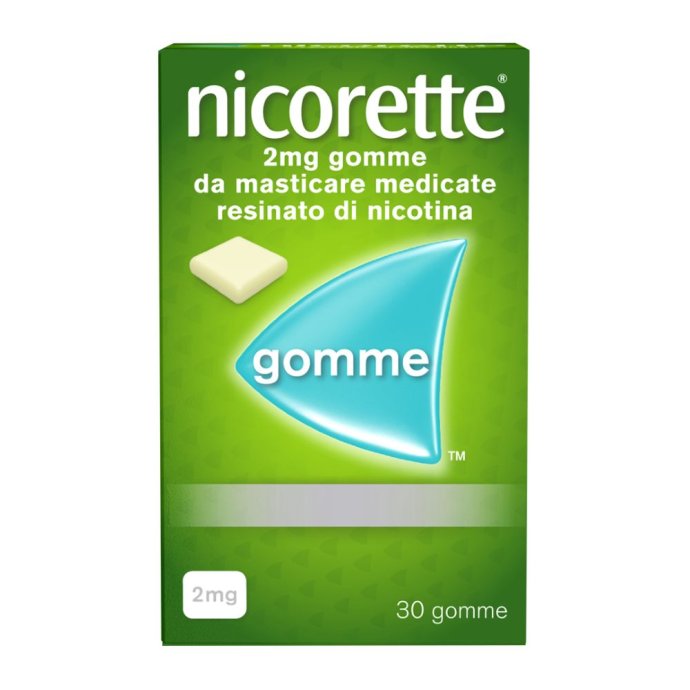 Nicorette Gomme da Masticare - Utili per smettere di fumare - Gusto classico - 30 gomme 2 mg