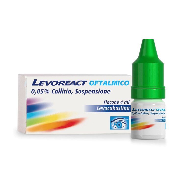 Levoreact Oftalmico - Collirio antistaminico - 4 ml 