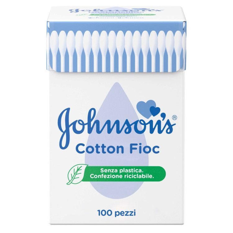 Johnson's Baby Cotton Fioc Bastoncini di Cotone 100 Pezzi