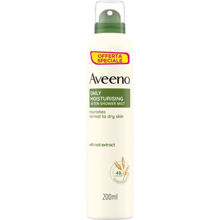 Aveeno Spray Idratante Dopo Doccia - Ideale per pelle secca e sensibile - 200 ml