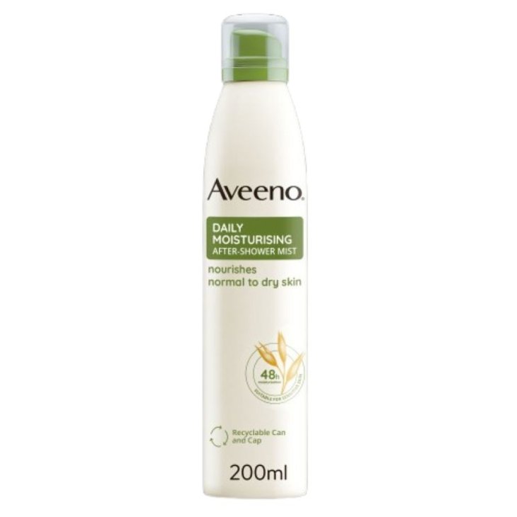 Aveeno Spray Dopo Doccia - Effetto idratante per pelle secca - 200 ml