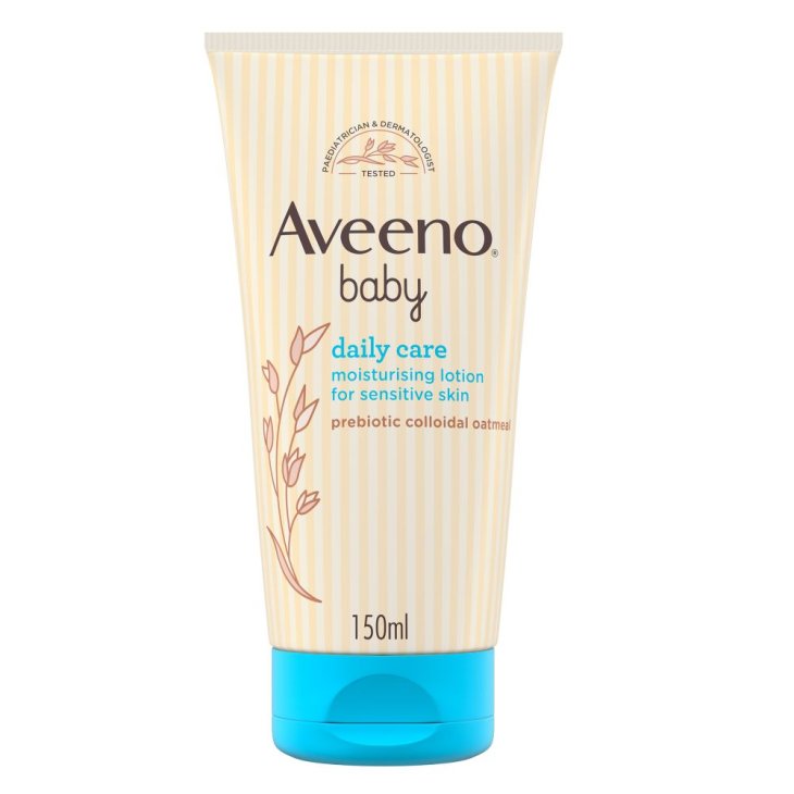 Aveeno Baby Crema Idratante Viso e Corpo - Crema protettiva contro le irritazioni cutanee - 150 ml