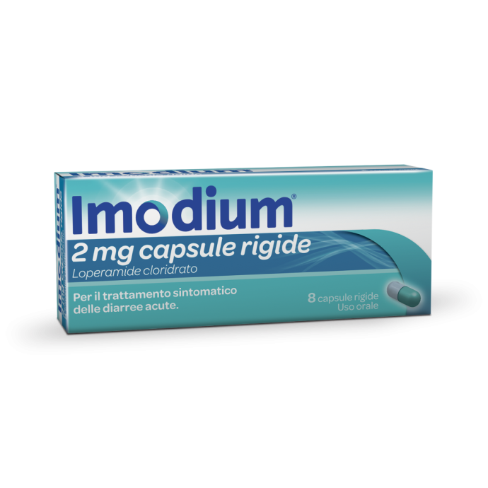 Imodium Trattamento Antidiarroico - 8 Capsule 2 mg