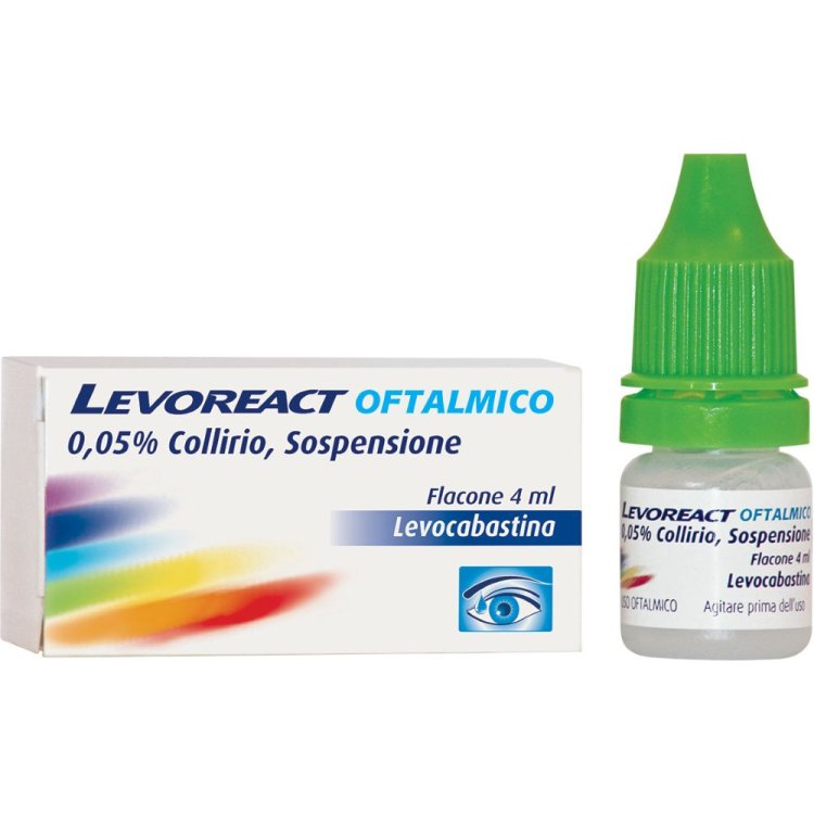 Levoreact Oftalmico - Collirio antistaminico - 4 ml Levoreact Oftalmico - Collirio antistaminico - 4 ml