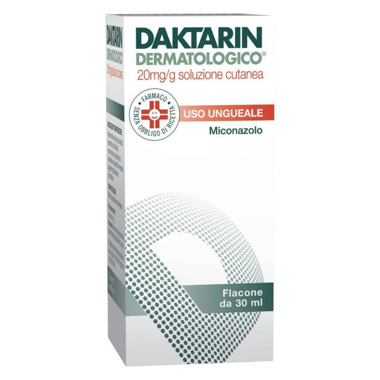 Daktarin Soluzione Cutanea Antimicotica - Per infezioni delle unghie e candida - Flacone da 30ml 2% Daktarin Soluzione Cutanea Antimicotica - Per infezioni delle unghie e candida - Flacone da 30ml 2%