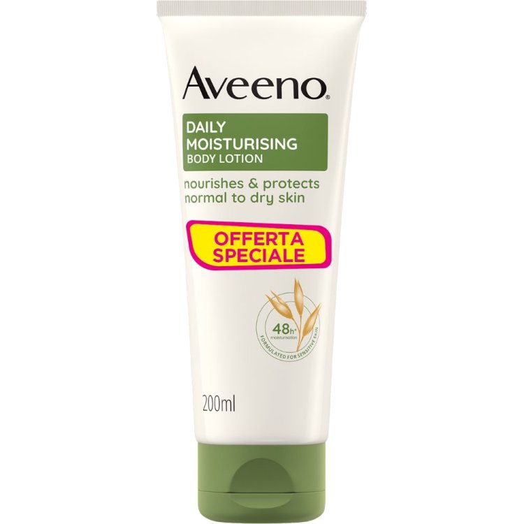 Aveeno Daily Moisturising Crema Corpo Idratante - Crema nutriente per pelle secca - 200 ml Aveeno Daily Moisturising Crema Corpo Idratante - Crema nutriente per pelle secca - 200 ml