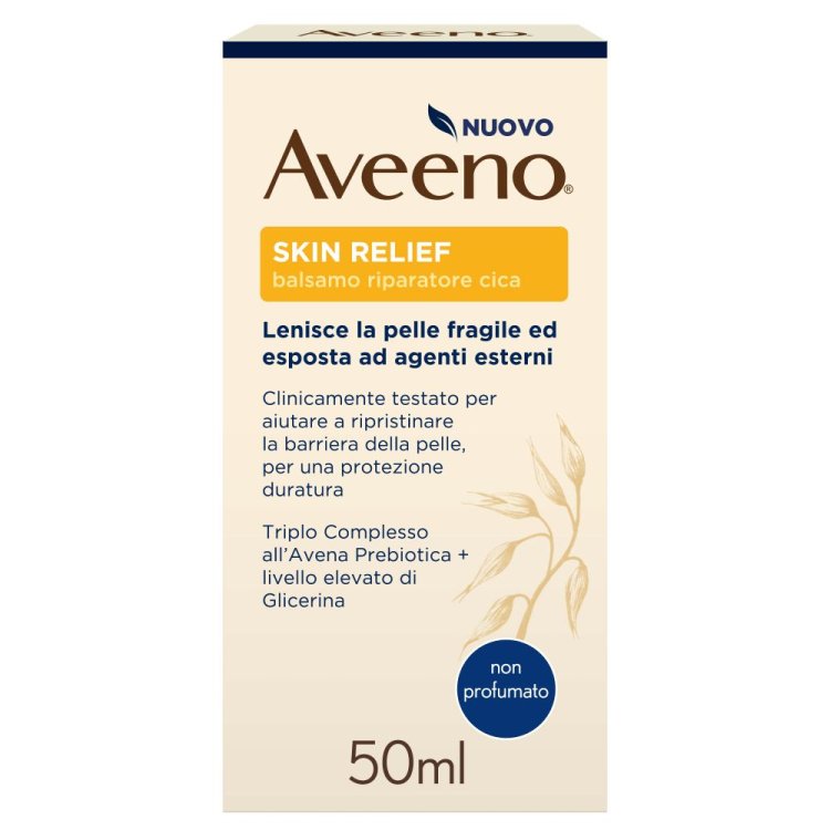Aveeno Skin Relief Cica Repair Balm - Balsamo riparatore per pelle secca e molto secca - 50 ml Aveeno Skin Relief Cica Repair Balm - Balsamo riparatore per pelle secca e molto secca - 50 ml