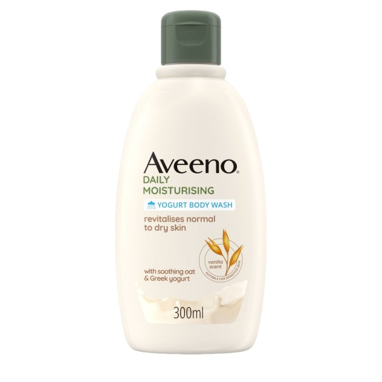 Aveeno Bagnodoccia Allo Yogurt - Idratante per pelle secca - Profumo Vaniglia e Avena - 300 ml Aveeno Bagnodoccia Allo Yogurt - Idratante per pelle secca - Profumo Vaniglia e Avena - 300 ml
