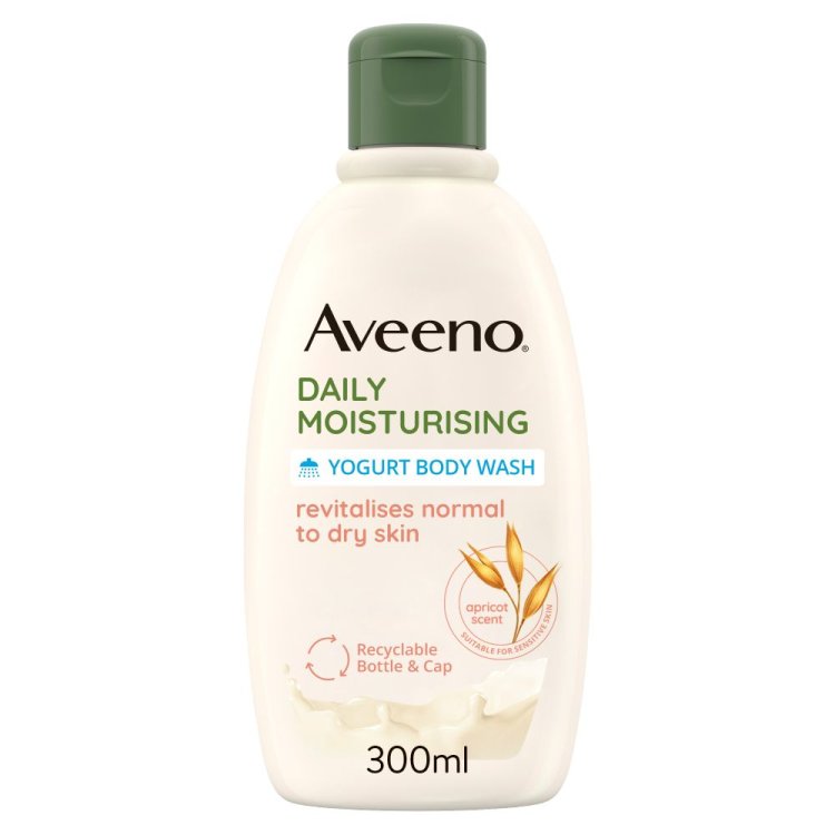 Aveeno Bagno Doccia allo yogurt - Bagnodoccia per pelle secca - 300 ml