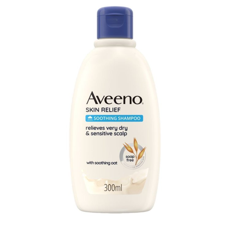 Aveeno Skin Relief Shampoo Lenitivo - Ideale per cuoio capelluto da secco a molto secco - 300 ml Aveeno Skin Relief Shampoo Lenitivo - Ideale per cuoio capelluto da secco a molto secco - 300 ml