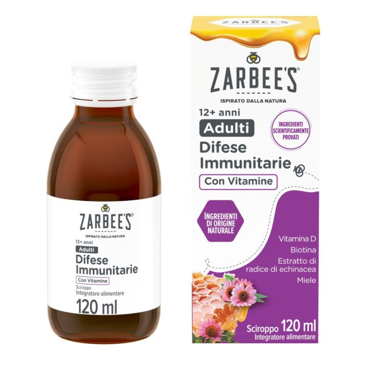 Zarbee's Difese Immunitarie Adulti - Integratore per supportare il sistema immunitario - 120 ml