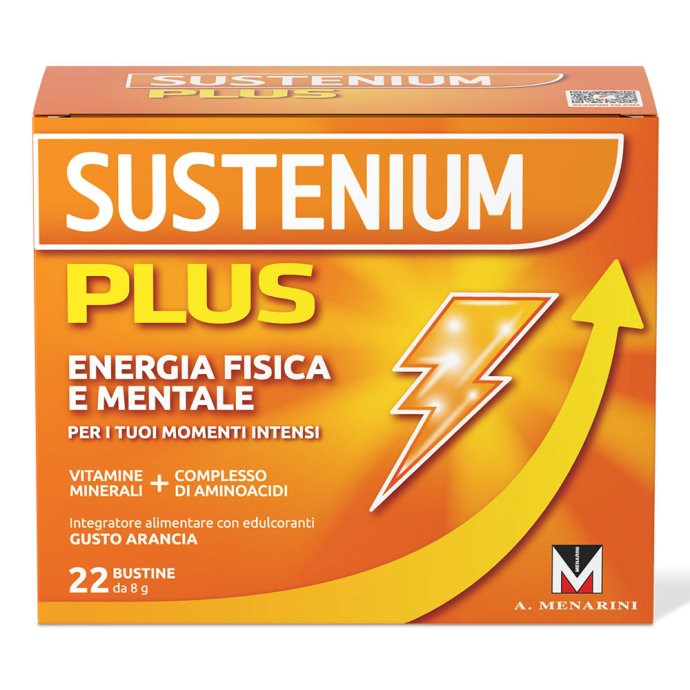 Sustenium Plus Intensive Formula - Integratore alimentare energizzante - 22 bustine