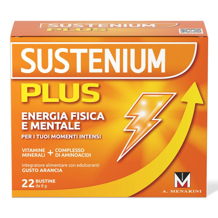 Sustenium Plus Intensive Formula - Integratore alimentare energizzante - 22 bustine