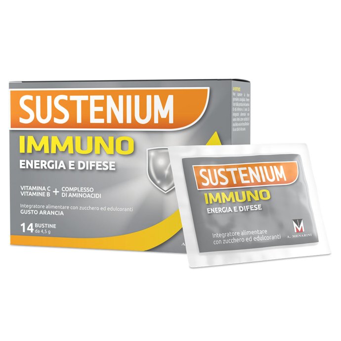 Sustenium Immuno - Integratore alimentare per stimolare le difese immunitarie - 14 bustine