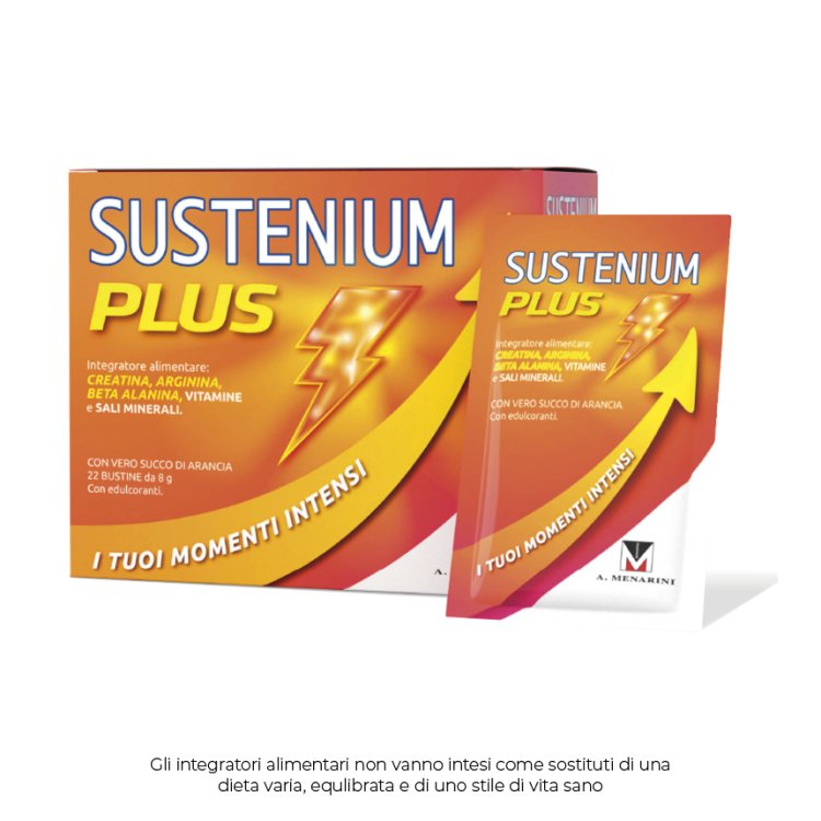 Sustenium Plus Intensive Formula - Integratore alimentare energizzante - 12 Bustine