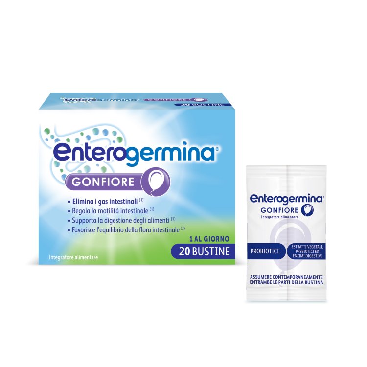 Enterogermina Gonfiore - Integratore alimentare per il meteorismo - 20 bustine Enterogermina Gonfiore - Integratore alimentare per il meteorismo - 20 bustine