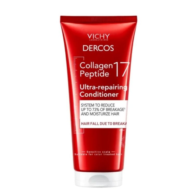 Dercos Collagen 17 Filler Balsamo Ultra riparatore - Balsamo anticaduta per capelli forti e voluminosi - 200 ml Dercos Collagen 17 Filler Balsamo Ultra riparatore - Balsamo anticaduta per capelli forti e voluminosi - 200 ml