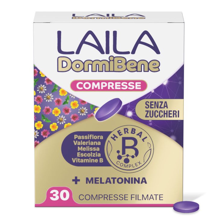 Laila DormiBene - Integratore per favorire un rapido addormentamento -  30 compresse
