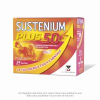 Sustenium Plus 50+ - Integratore alimentare energizzante per over 50 - 24 bustine