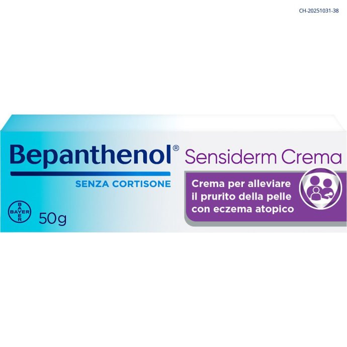 Bepanthenol Sensiderm Crema - Sollievo da prurito ed arrossamenti della pelle - 50 g Bepanthenol Sensiderm Crema - Sollievo da prurito ed arrossamenti della pelle - 50 g