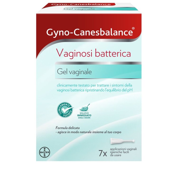Gyno-Canesbalance Gel Vaginale - Contro la candidosi batterica - 7 applicatori vaginali