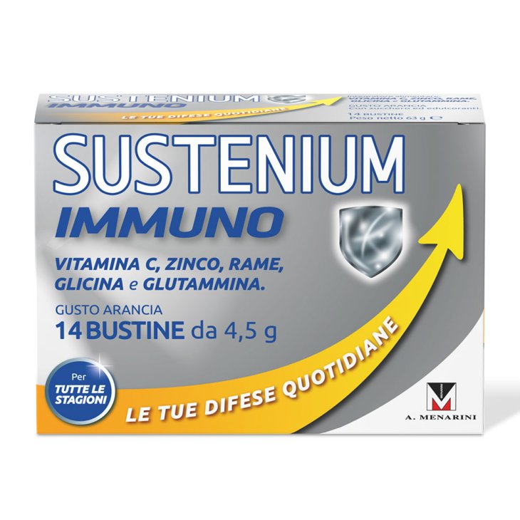 Sustenium Immuno - Integratore alimentare per stimolare le difese immunitarie - 14 bustine