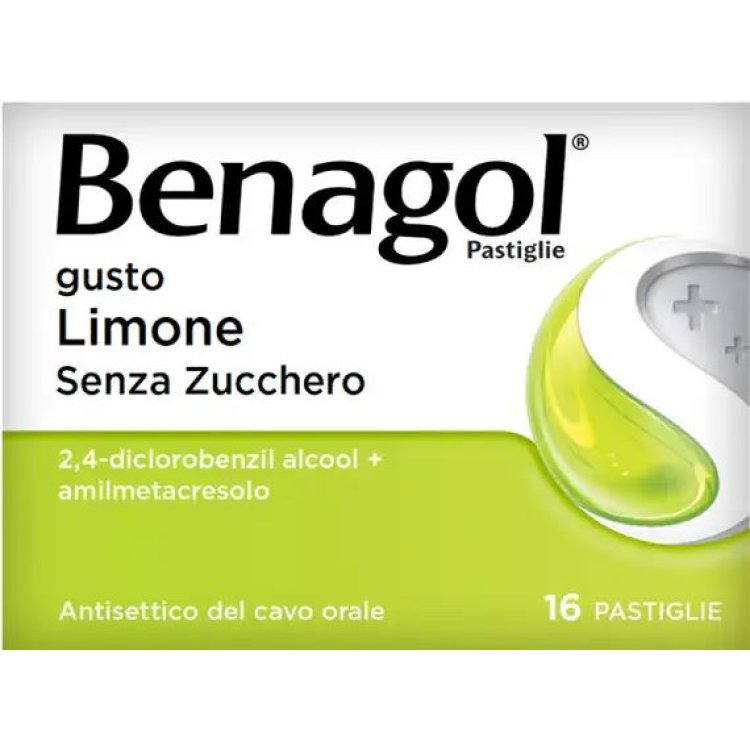 Benagol - Sollievo rapido dai primi sintomi del mal di gola - Gusto Limone - Senza zucchero - 24 pastiglie