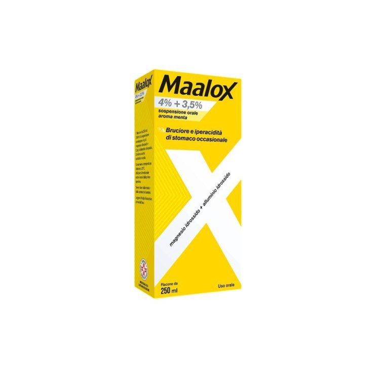 MAALOX Sosp.Menta 4+3,5% 250ml