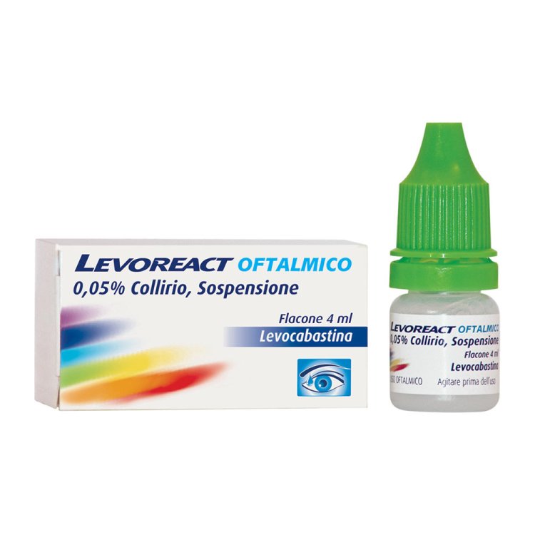 Levoreact Oftalmico - Collirio antistaminico - 4 ml 