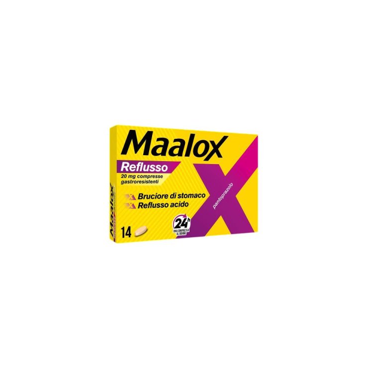 Maalox Reflusso 14 compresse 20mg