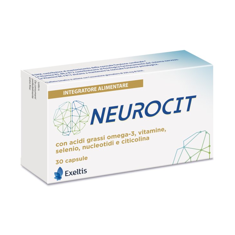 Neurocit - Integratore per il sistema nervoso e la funzione cognitiva - 30 capsule Neurocit - Integratore per il sistema nervoso e la funzione cognitiva - 30 capsule