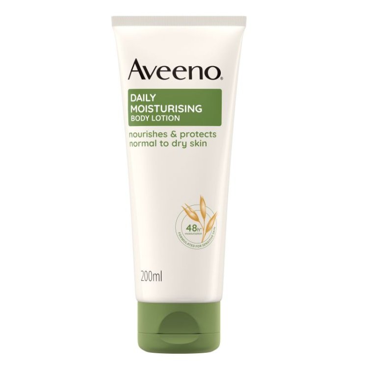 Aveeno Daily Moisturising Crema Idratante Corpo - Crema nutriente per pelli normali e secche - 200 ml