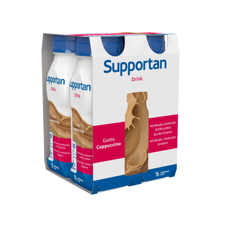 Supportan Drink Cappuccino - 4 flaconi x 200 ml ciascuno