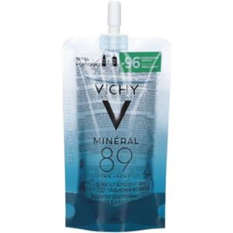 Vichy Mineral 89 Siero Booster Quotidiano Refill - Siero viso idratante e rimpolpante - 50 ml