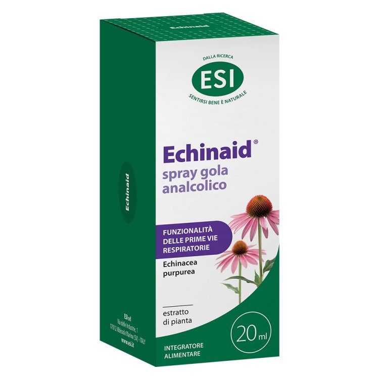 Echinaid Gola Spray Analcolico Integratore Alimentare per Gola - 20ml