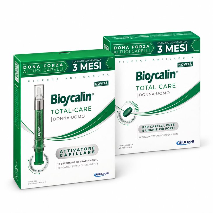 Bundle Bioscalin Caduta Stagionale Capelli - Attivatore capillare + Integratore per un trattamento di 3 mesi