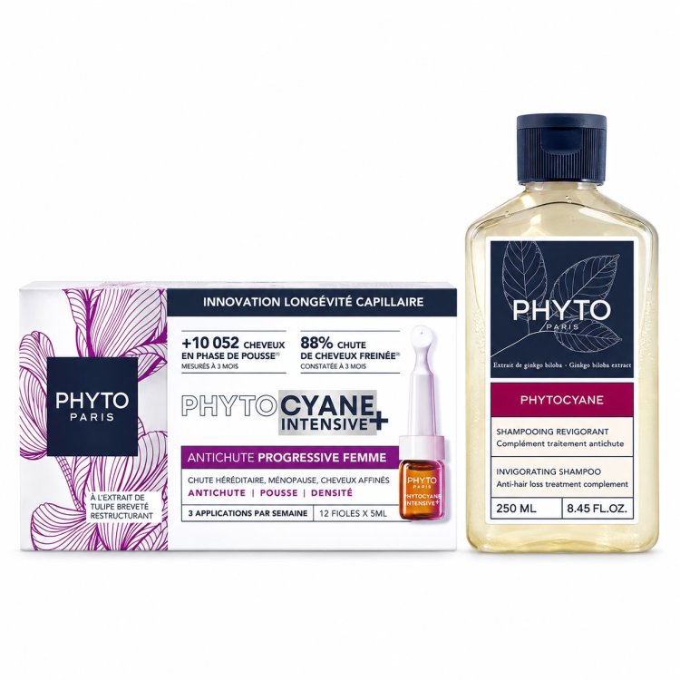 Bundle Phytocyane Caduta Capelli Progressiva Donna - Fiale anticaduta + Shampoo ridensificante Bundle Phytocyane Caduta Capelli Progressiva Donna - Fiale anticaduta + Shampoo ridensificante