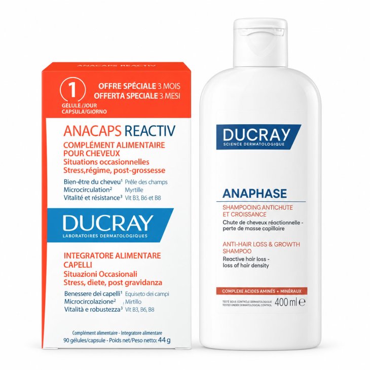 Bundle Anacaps Caduta Capelli Temporanea - Integratore anticaduta + Shampoo