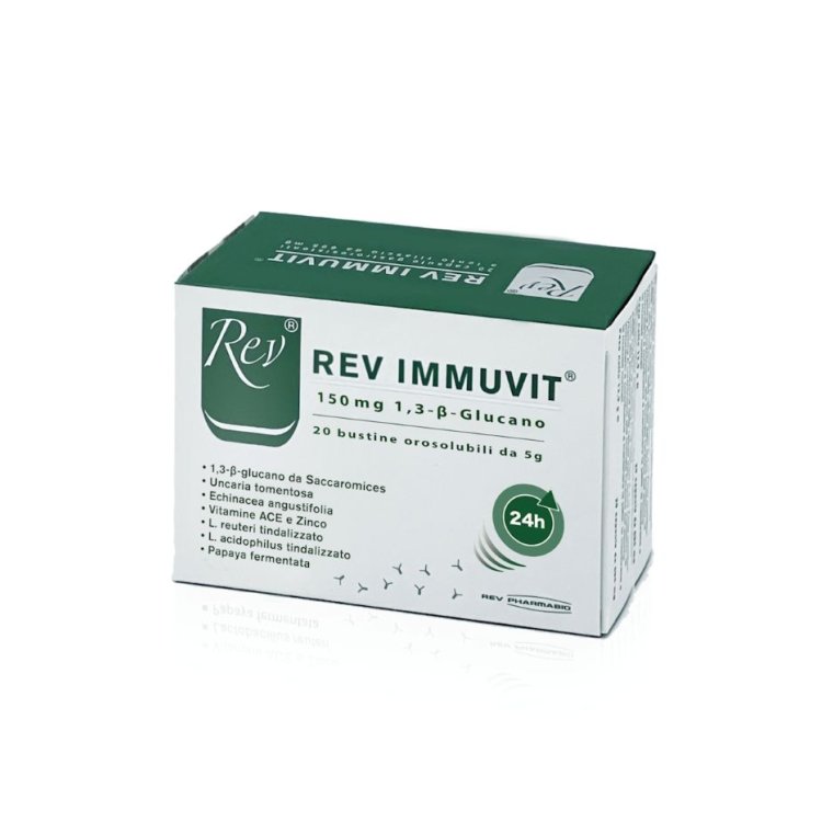 Rev Immuvit Integratore Difese Immunitarie Echinacea Uncaria Papaya 20 Bustine