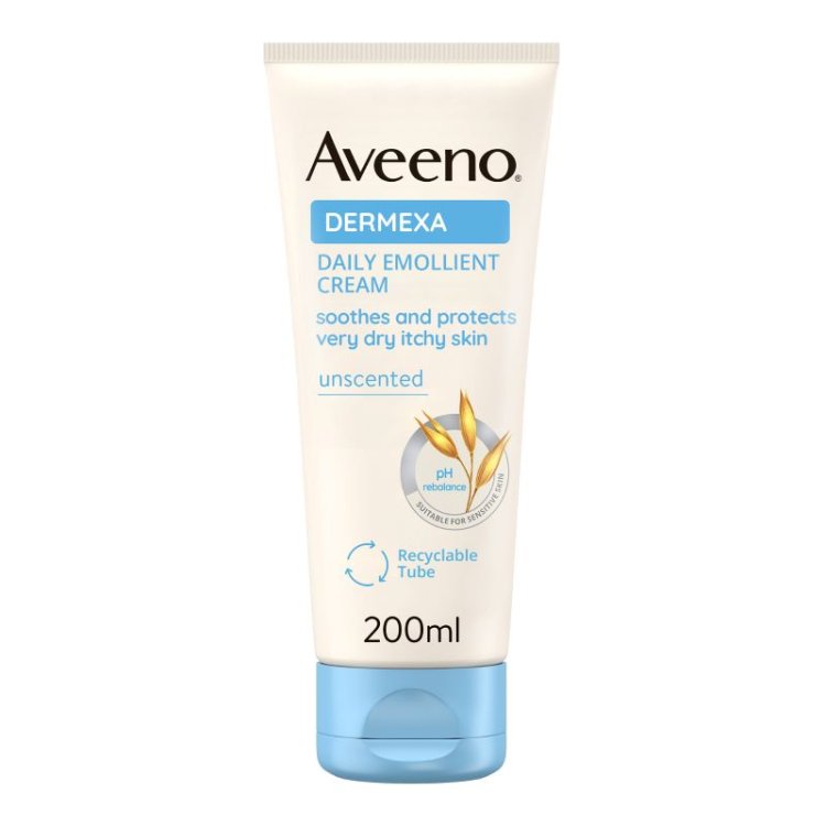 Aveeno Dermexa Crema Emolliente Quotidiana - Ideale per pelle secca a tendenza atopica - 200 ml