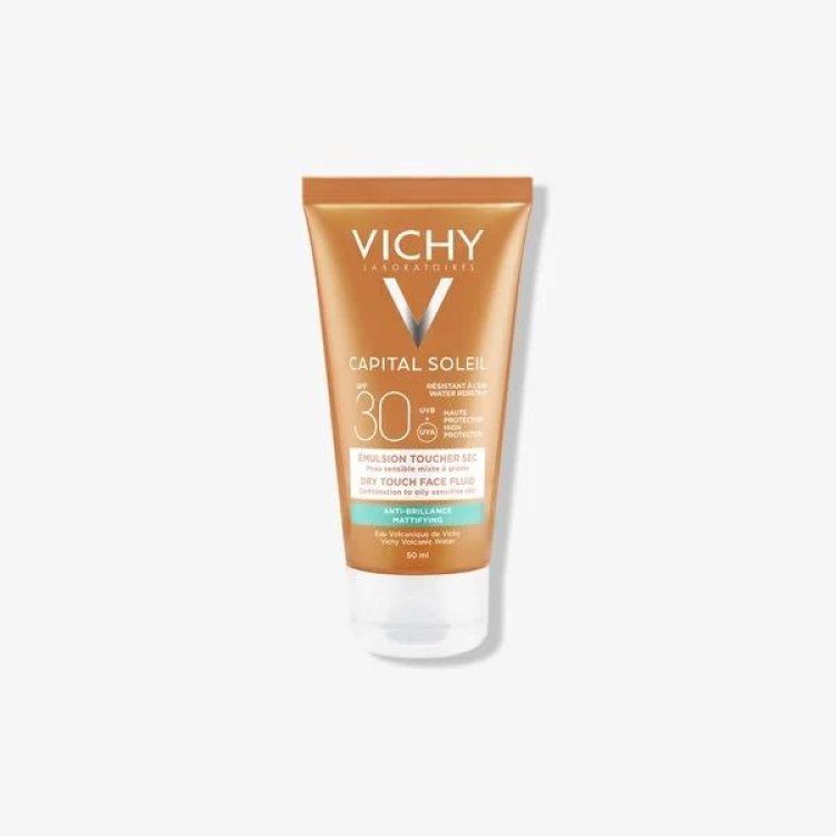 Ideal Soleil Crema viso Dry Touch SPF 30 Protezione solare alta 50 ml