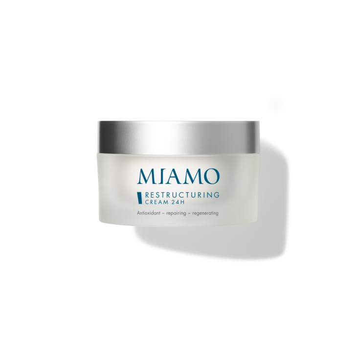 Miamo Restructuring Cream 24 h - Crema viso antiossidante, riparatrice e rigenerante - 50 ml