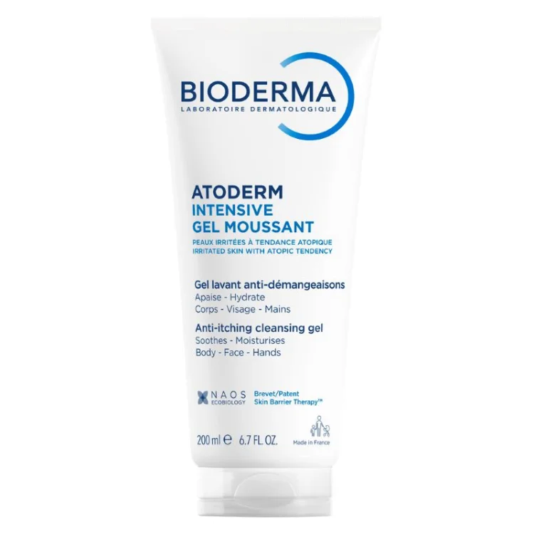 Bioderma Atoderm Intensive Gel Moussant - Detergente quotidiano per pelle molto secca e atopica - 200 ml Bioderma Atoderm Intensive Gel Moussant - Detergente quotidiano per pelle molto secca e atopica - 200 ml
