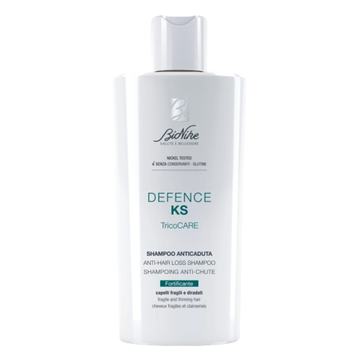 Bionike Defence Ks Tricocare Shampoo Anticaduta - Shampoo fortificante per capelli fragili e diradati - 200 ml