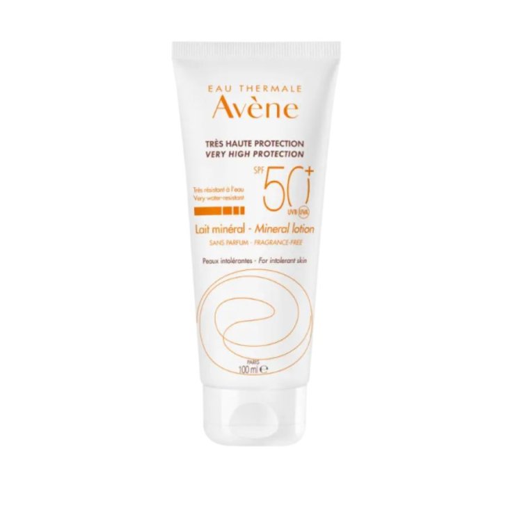 Eau Thermale Avene Latte Schermo Minerale SPF 50+  - Protezione Solare Molto Alta - 100 ml