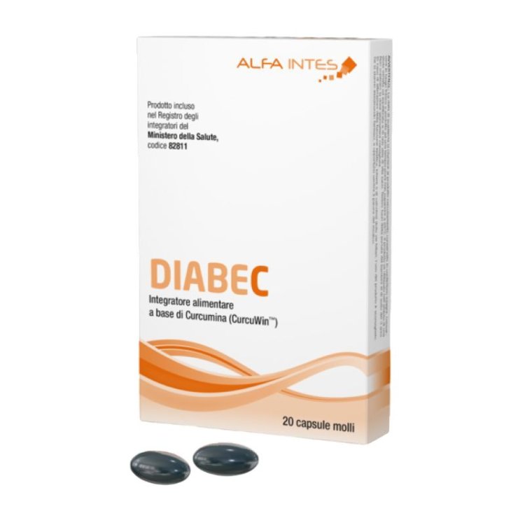 Alfa Intes Diabec Integratore Antiossidante per Occhi 20 Capsule Molli Alfa Intes Diabec Integratore Antiossidante per Occhi 20 Capsule Molli